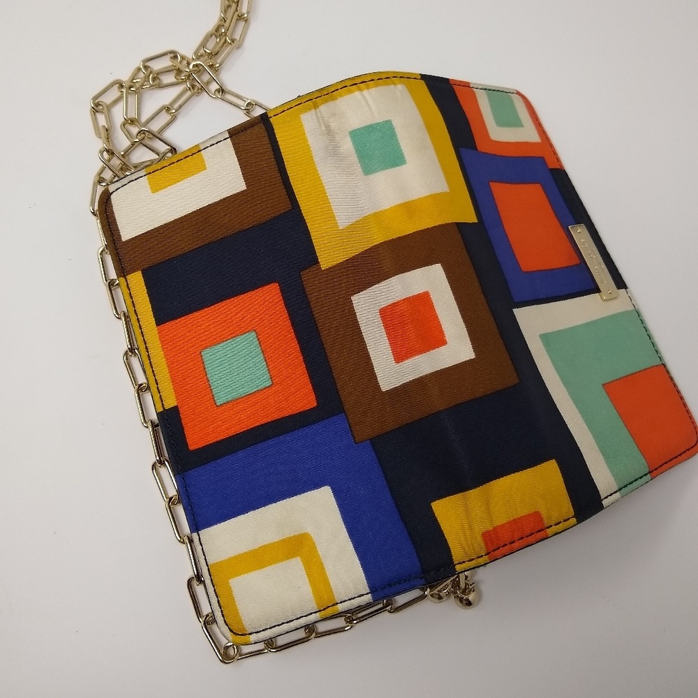 SOLD Kate Spade | geometric chain wallet purse - Picture 5 of 6